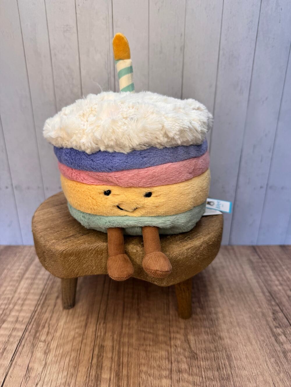 Jellycat Rainbow Birthday Cake Jellycat Amuseables FAST SHIP NEW Authentic